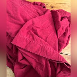 Martha Stewart Red Flannel king Sheet Set